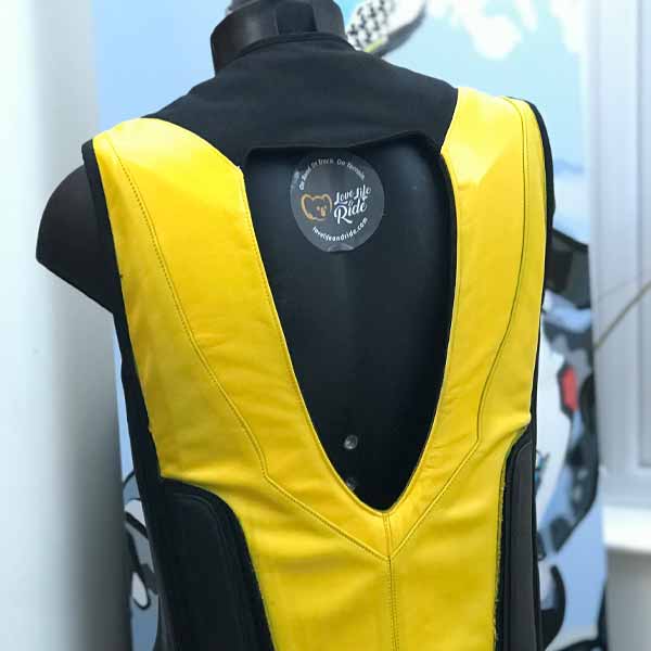 Track Airbag Vest Yellow